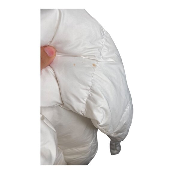 Athleta XXS Snow Goose Down Jacket white puffer hike wear full zip - Picture 4 of 7